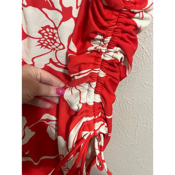 KONA Soul One Piece Ruched Swimsuit Large NWOT - Picture 3 of 4